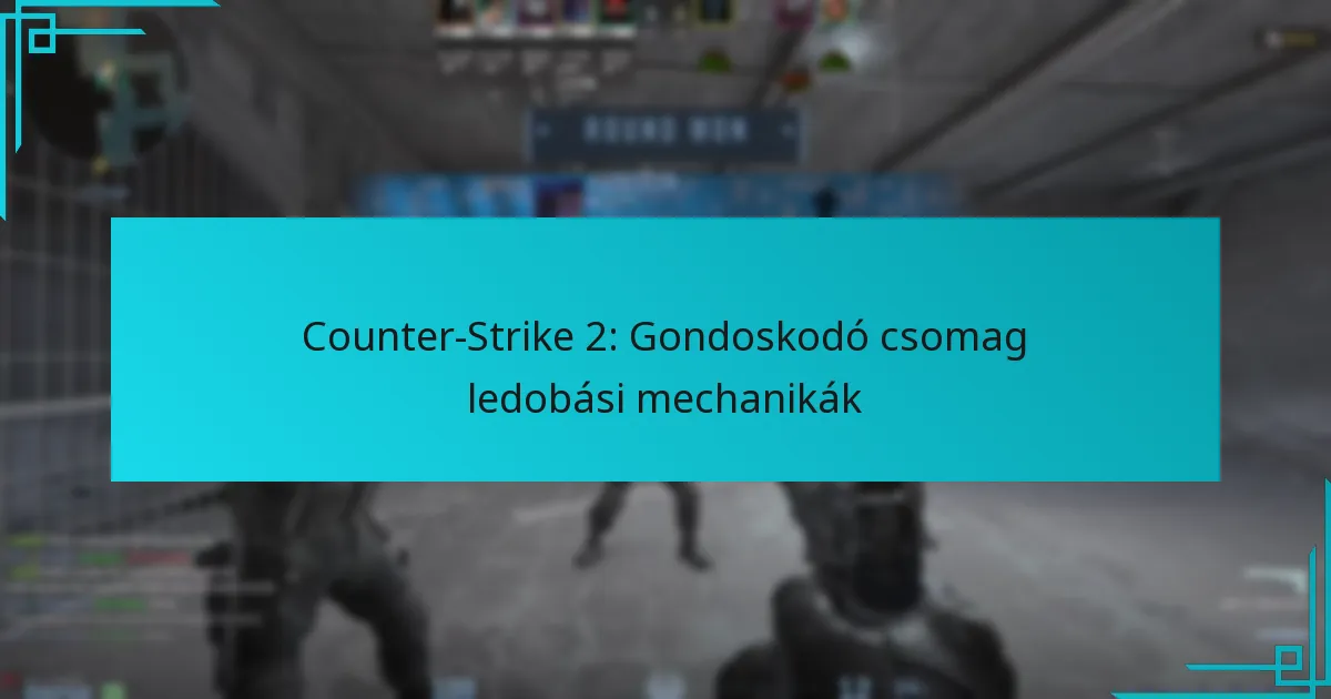Counter-Strike 2: Gondoskodó csomag ledobási mechanikák