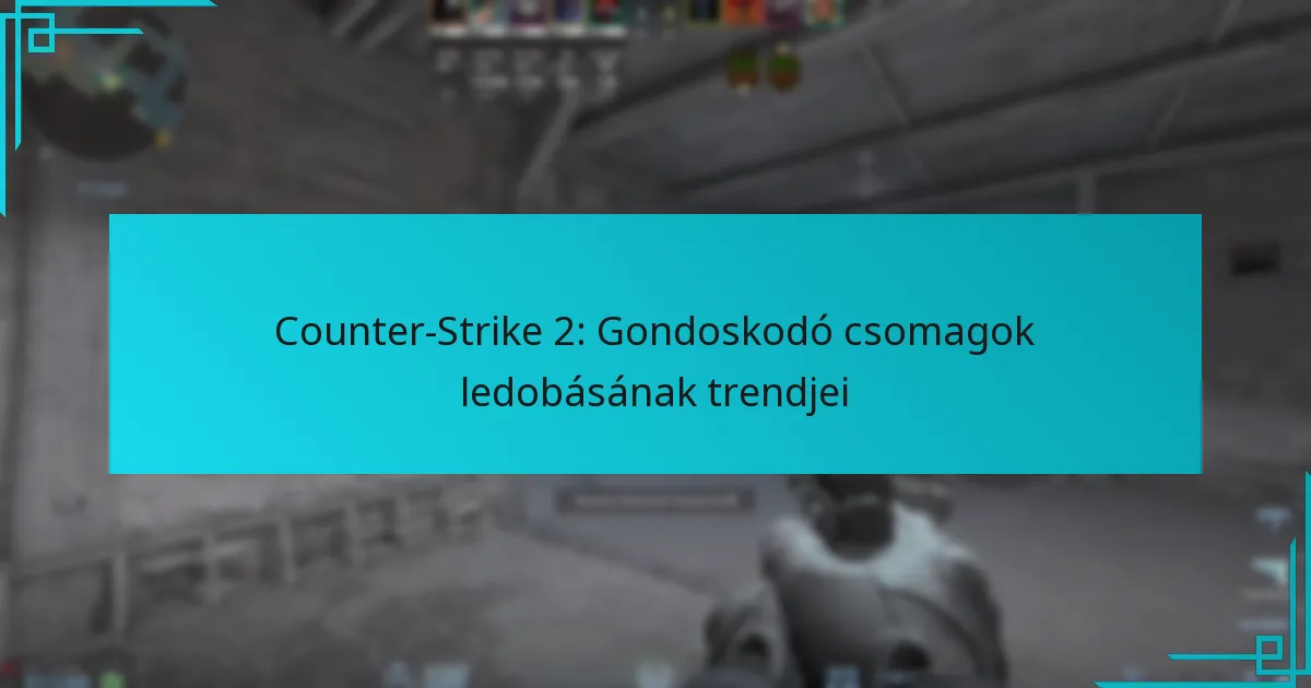 Counter-Strike 2: Gondoskodó csomagok ledobásának trendjei